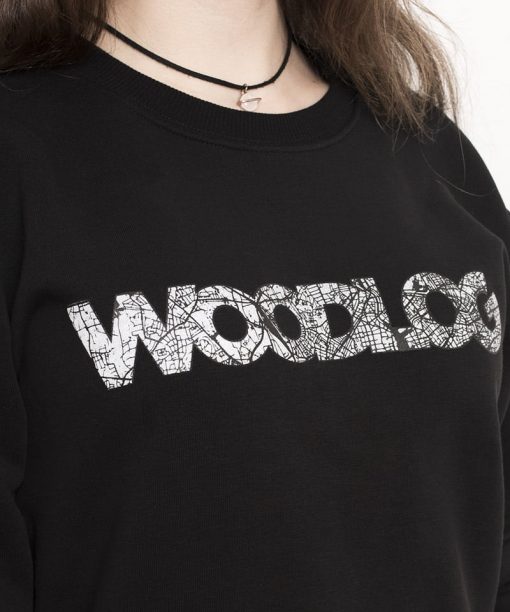 Woodlog HH City Map Sweater Black Women